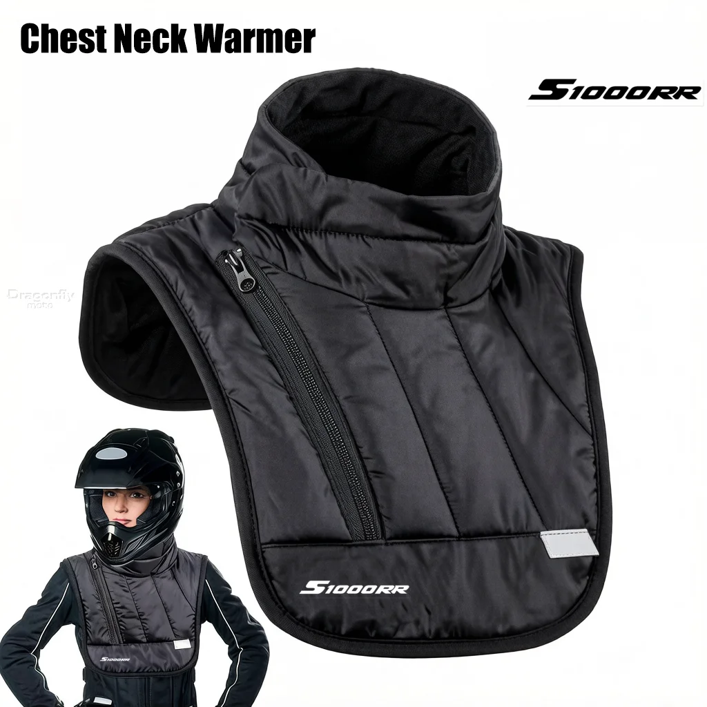 

Winter Keeping Warm Neck Scarf For BMW S1000RR S 1000RR 2017 2020 2021 2022 Motorcycle Rider Chest Neck Protector Windproof Warm