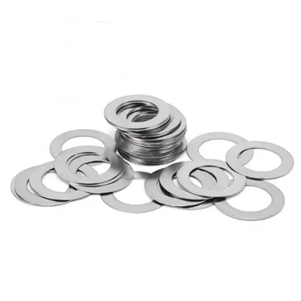 Guangluo M20 M22 M25 M26 M28 DIN988 SUS304 Stainless Steel Adjusting Shim Washers Ultra-thin Plain Washer Flat Gaskets