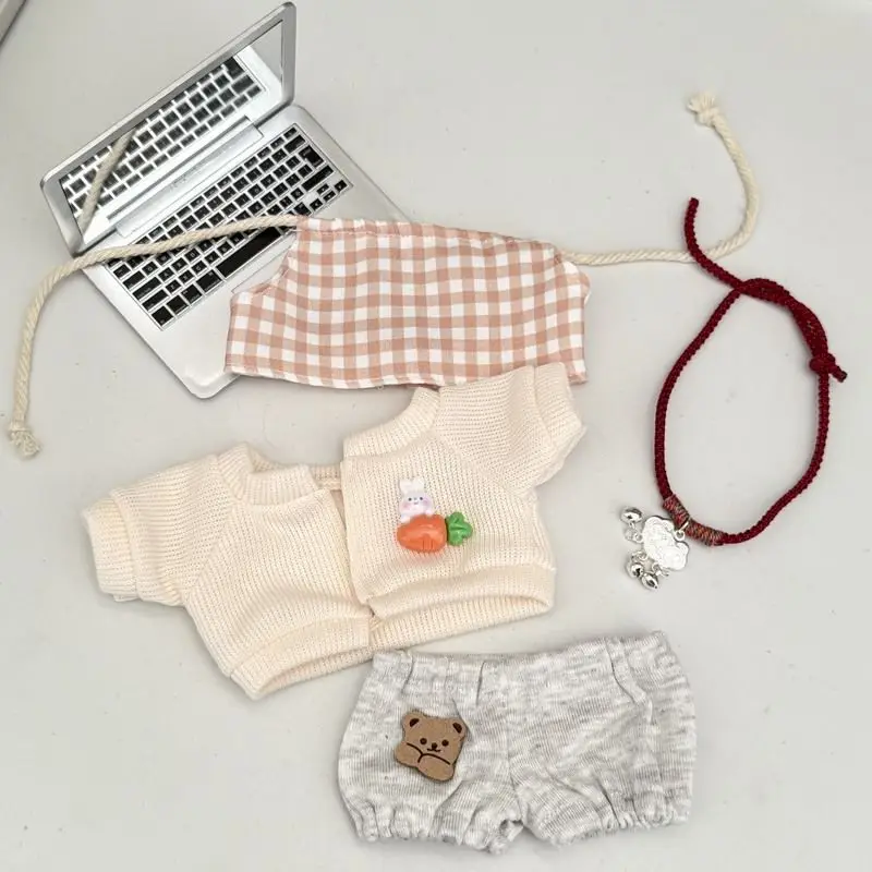 [Original] Ropa de bebé de 20 cm para tipo cuerpo normal. Los que son gorditos pueden usar ropa de muñeca de algodón. Es lindos y baratos