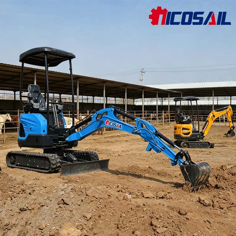 

EPA CE Approved 1.8Ton Compact Customizable Mini Excavator Multifunctional Small Digger Ideal For Farmland, Breeding Farm, Orcha