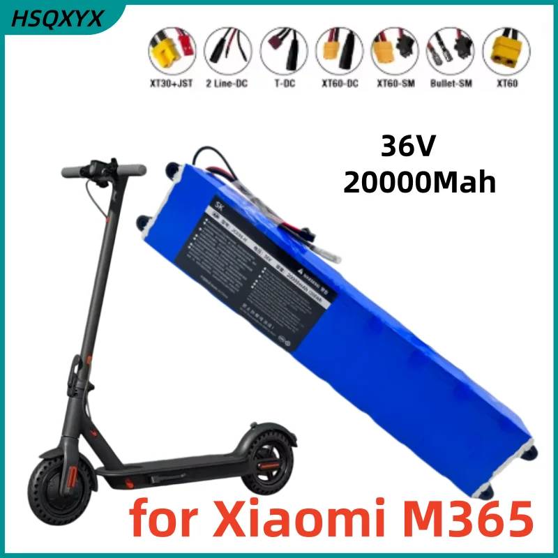 Original 36V 7800mAh/10500mAH 20000Mah Battery for Xiaomi M365 M356 Pro Special Battery Pack 36V Li-ion Battery +Chaeger