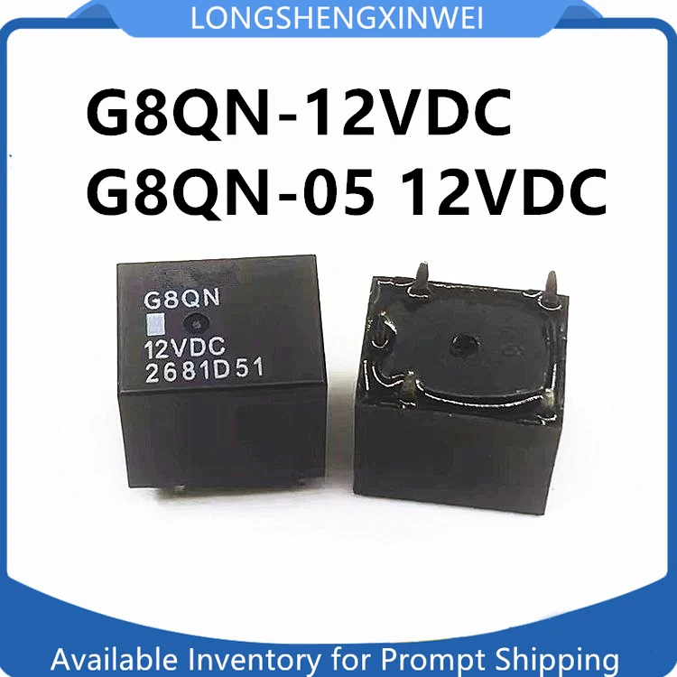 Relé original no estoque, G8QN-12VDC, G8QN-05, 12V, 5-Pin, 1PC