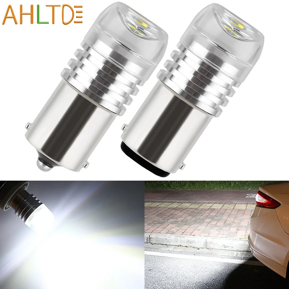 

2PCS Car 1156 1157 T20 Flash Brake Turn Signal Tail Flashing Lights Parking Reverse lamp LED Waterproof Trunk Bulbs Strobe red