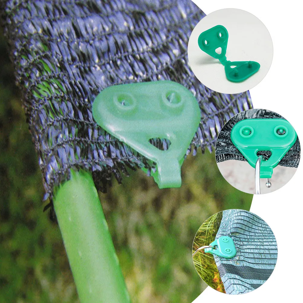 

50Pcs Shade Cloth Heavy Duty Lock Grip Clips Reusable Uv Resistant for Garden Greenhouse Carport Tarp Tent Shade Cover Securing
