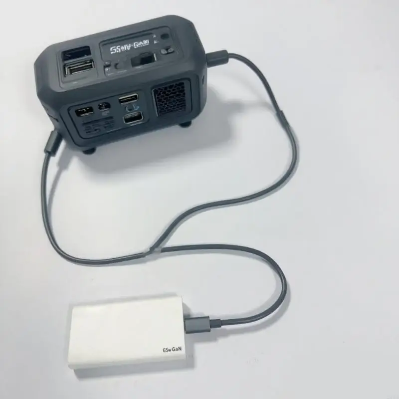 Heavy Duty Aluminum Charging Adapter 17cm Power Cable Support Fast Charging