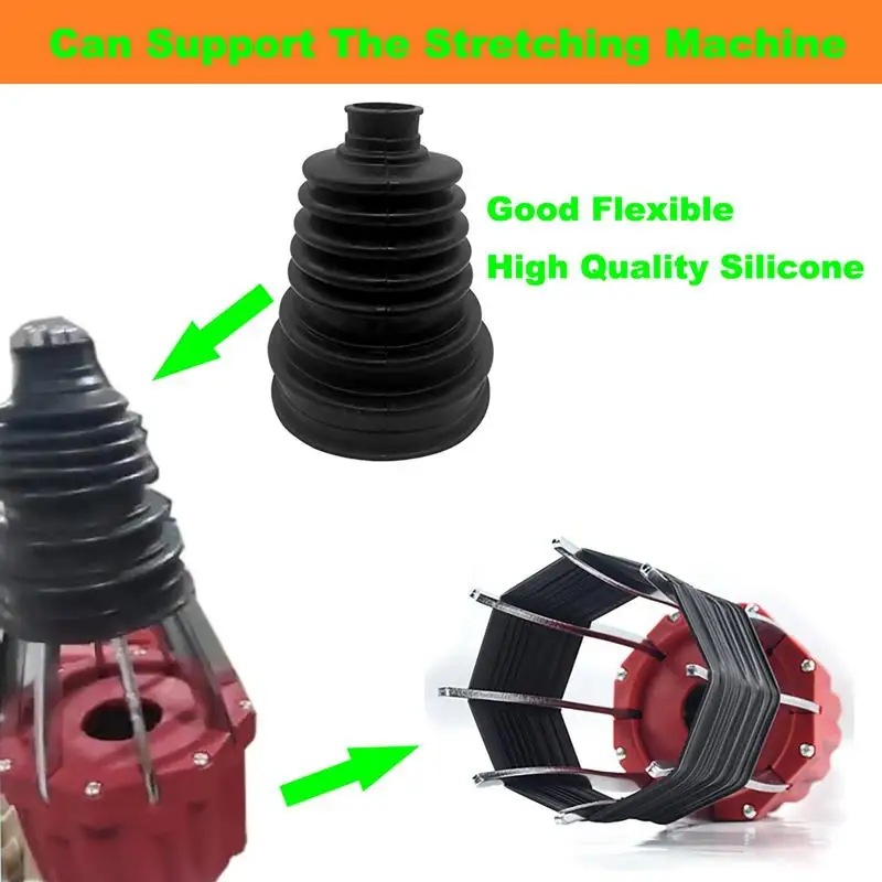 Universal Split CV Boot Kit Driveshaft Stretchy Rubber Outer Gaiters Easy Fit Universal Joints Ball Head