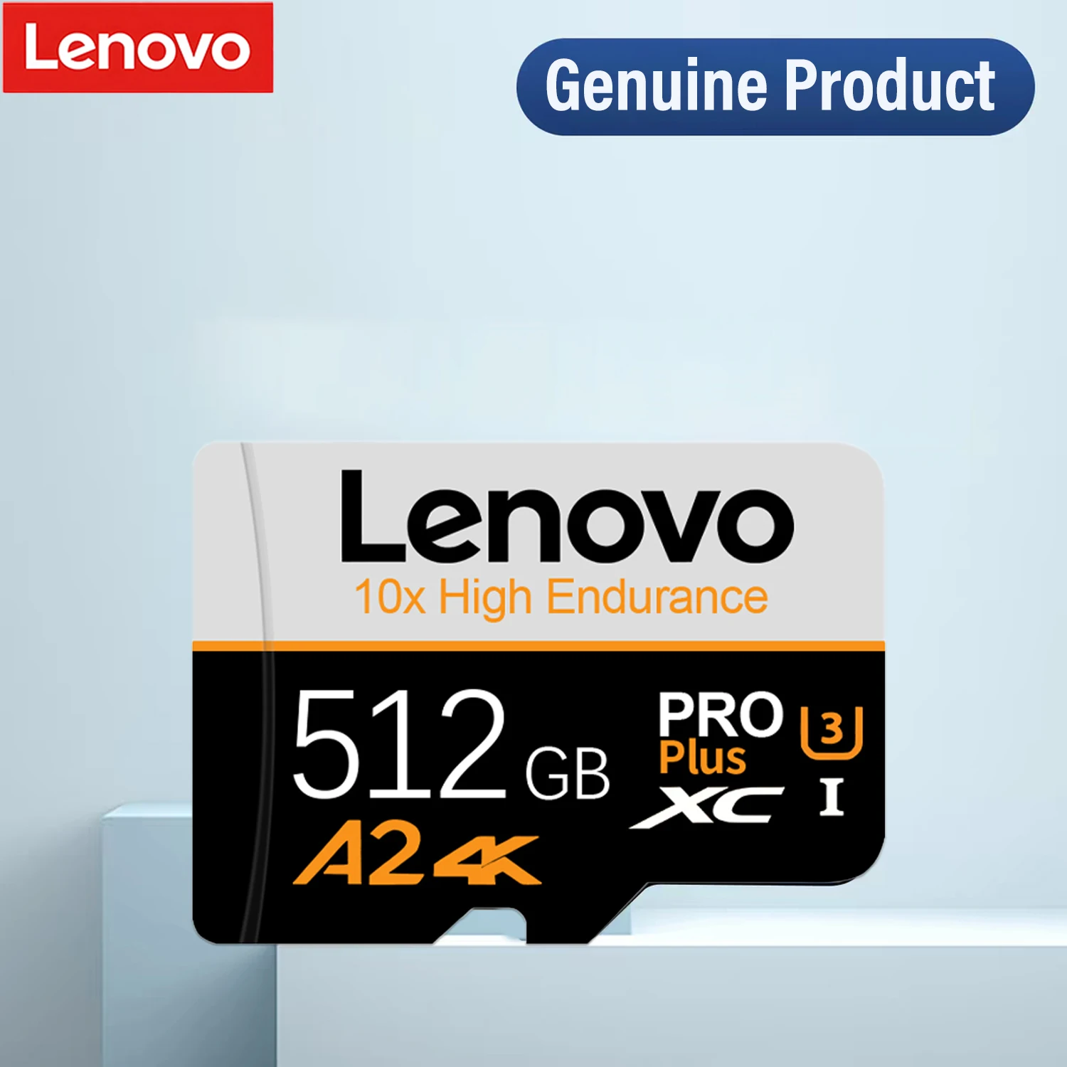 Cartão de Memória Flash SD Lenovo U3 V30 de Alta Velocidade TF Card Mini SD Card 512GB 256GB 128GB para Câmera, Celular, Tablet, UAV e Uso Geral