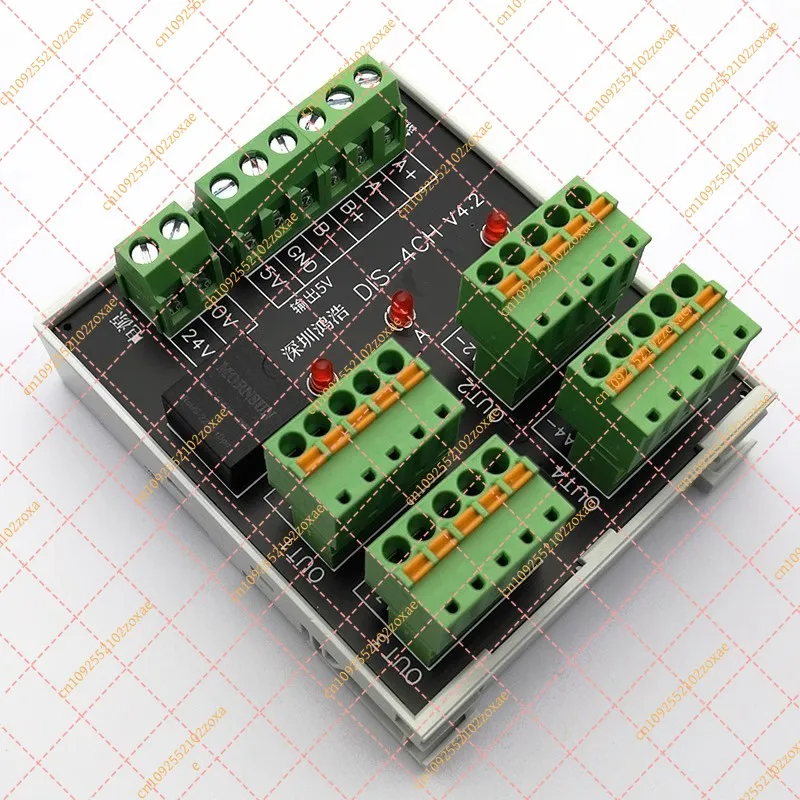 Encoder Pulse Divider 1 Input 4 Output External 5V Power Supply Differential Signal Expansion Module