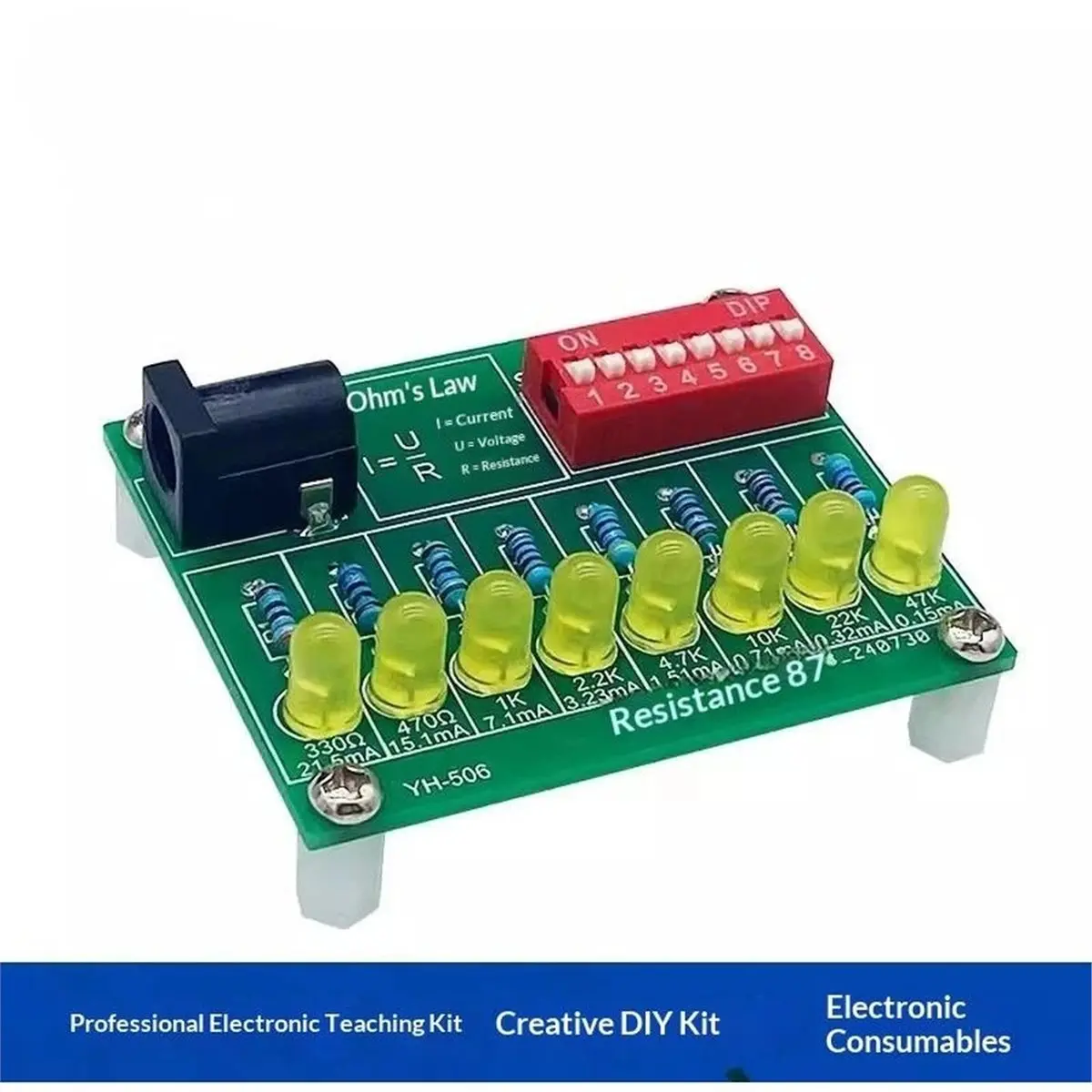 Latest DIY Soldering Practice Kit LED Current Test Electronic Manufacturing DIY Parts Experiment Training Teaching Kit