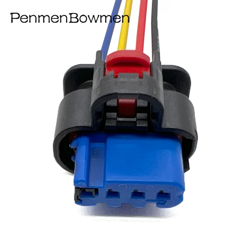 1 Set 4 Pin Auto Ignition Coil High Voltage Electrical Connectors Wire Harness Plug For 1-2296696-1 1-2203773-1
