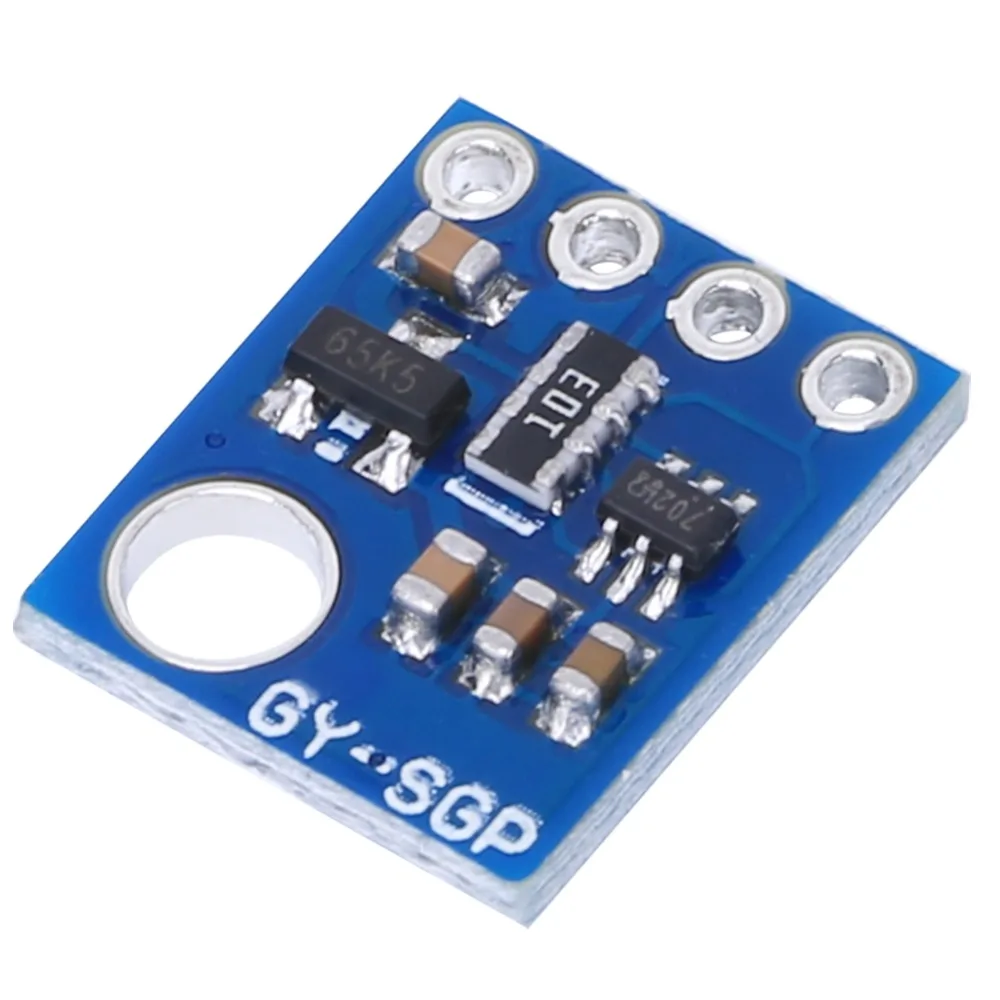 

GY- SGP30 eCO2 Air Quality Sensor Module Metal Oxide Highly Sensitive Gas Sensor Blue I2C CO2 Detector