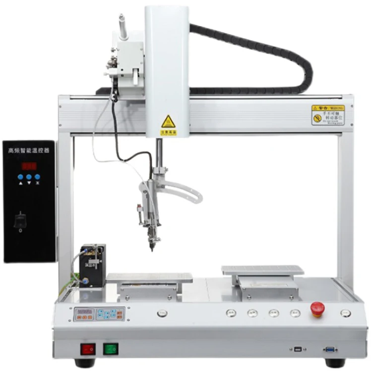 Multi-axis desktop printed circuit board automatic welding robot/welding machine