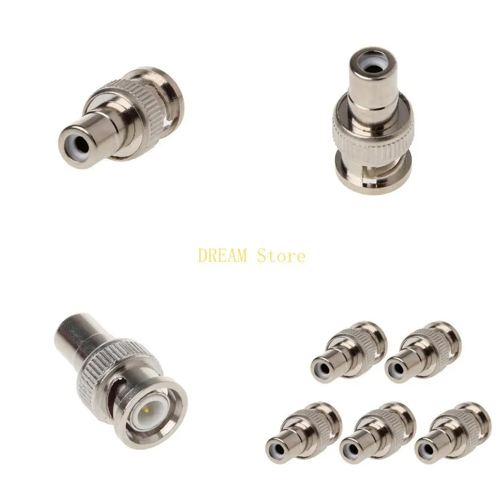 5X Bnc Male To Rca …