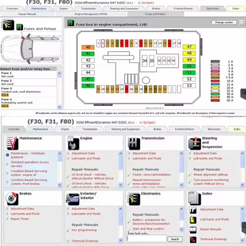 Alldata 10.53 برنامج إصلاح السيارات دعم تقني للسيارات والسيارات autodata 3.45+ Haynes pro(vivid2018) مع محرك أقراص ثابتة سعة 640 جيجابايت #4