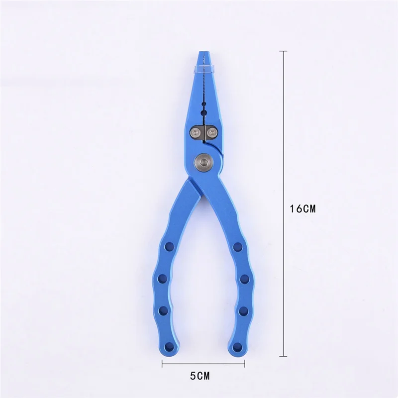 ABVE-الأسماك تحكم قطع خط مزلاج سبائك الألومنيوم كماشة الصيد فصل جهاز متعدد الوظائف على الوجهين أداة اليد #6