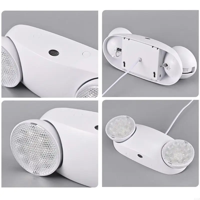 

Аварийное освещение с двумя головками и светодиодами высокой освещенности для домашнего и коммерческого использования. Белый мм