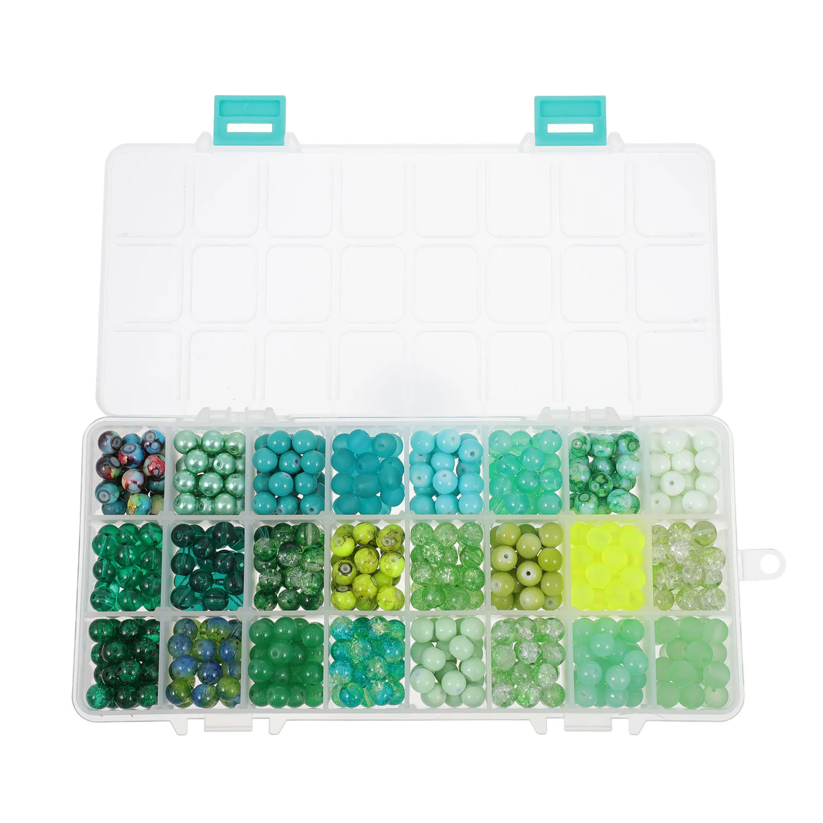 

Gradient Glass Necklace Bracelet DIY Loose Colored H made Jewelry Supplies Spacer Bead For Craft Craft Beads Gifts