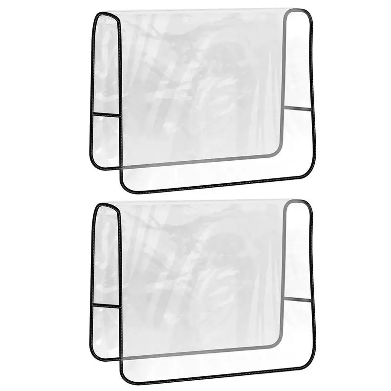 

Чехлы на стулья для салона, 2X квадратный чехол для парикмахерского стула, усиленная защита для сиденья, подушка для кресла для резиденции, столовой на колесах