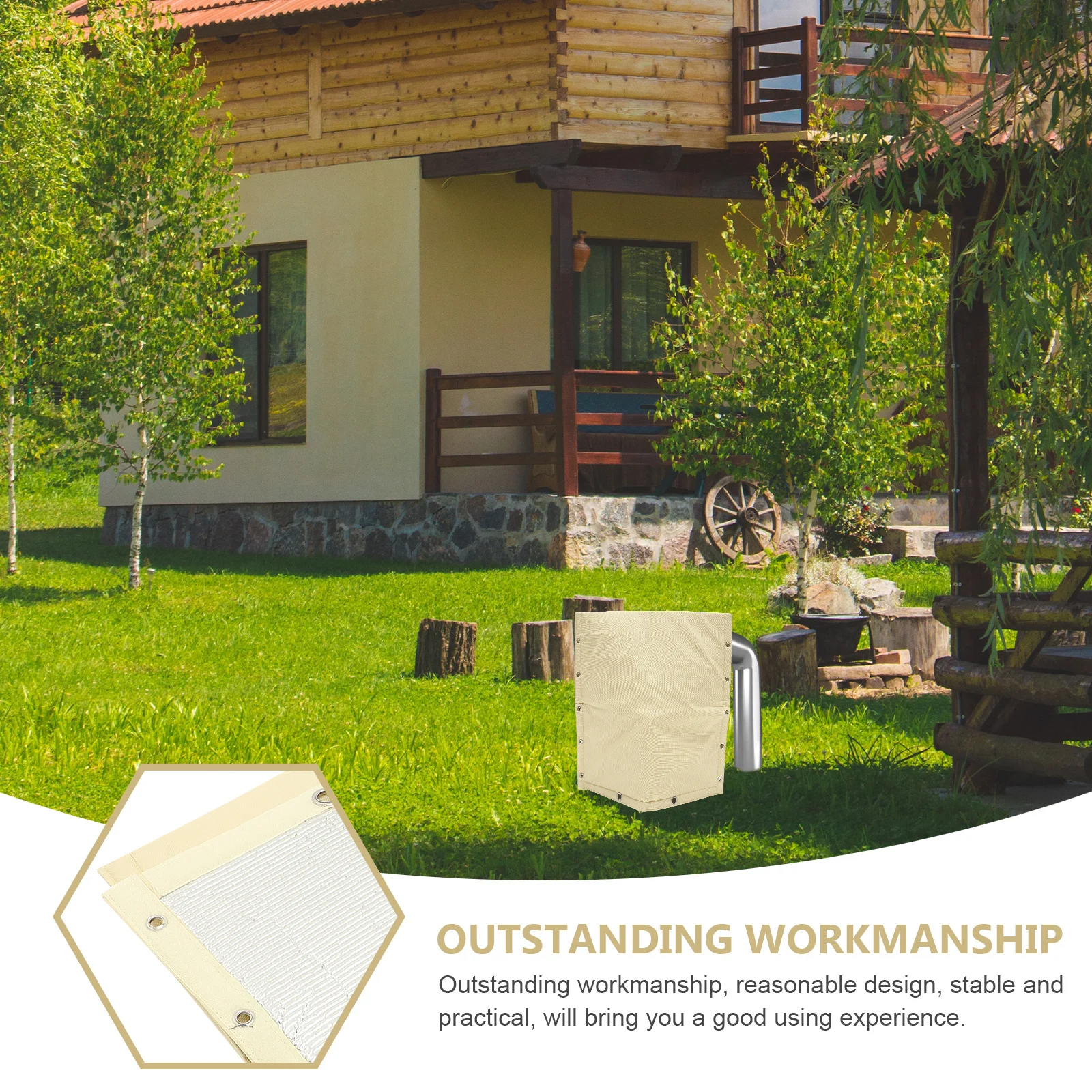 

Water Meter Protective Cover Backflow Valve Preventer Insulation Pipe Insulated