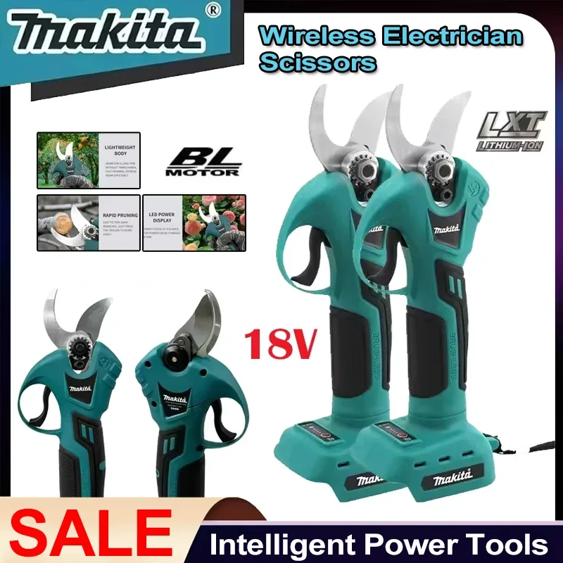 

Makita 18v Battery Professional Cordless Electrician Scissors Pruning Shears Cutter Wireless Drills Tools Garden Pruner