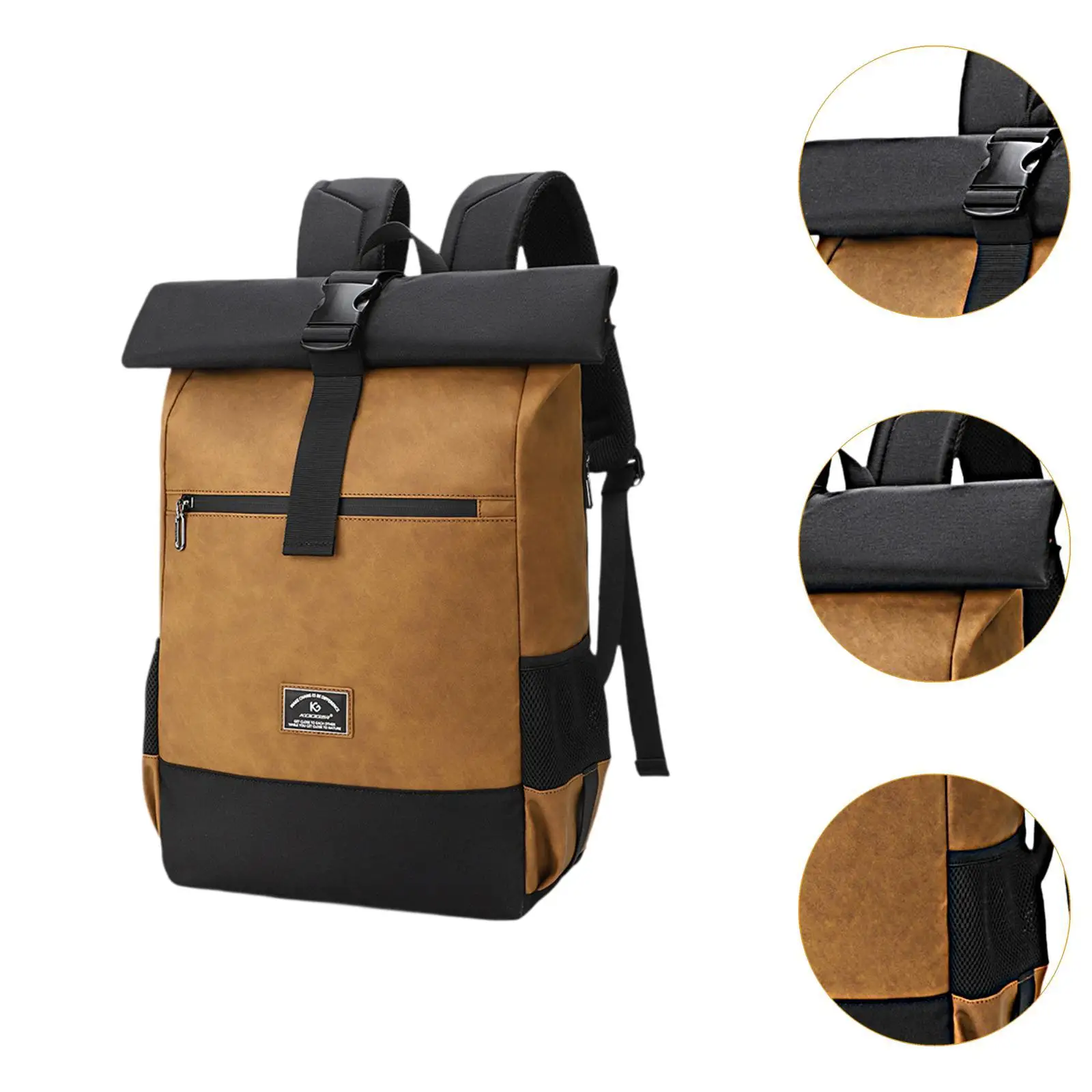 Laptop Backpack for Men Roll Top Backpack for Everyday Outdoor Activities