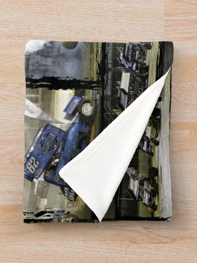 سبرينت تحطم السيارات ومونتاج العمل. رمي بطانية أريكة الزخرفية رمي البطانيات مصممي الهدايا الشخصية