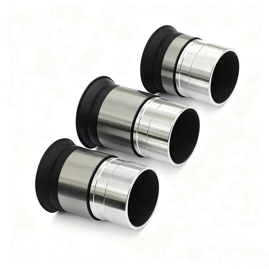 Acessórios para telescópio astronômico, ocular pl de 1.25 polegadas, lente óptica 4/10/20/25mm, revestimento de banda larga multicamadas, filme verde de metal