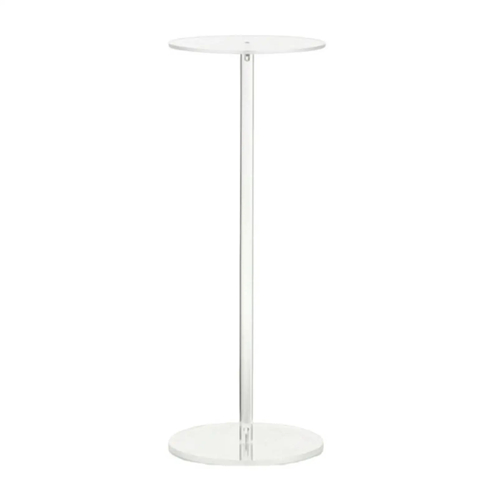 Round Acrylic Display Stand Clear Shelf Riser for Cupcake Decoration Showcase Tabletop Display