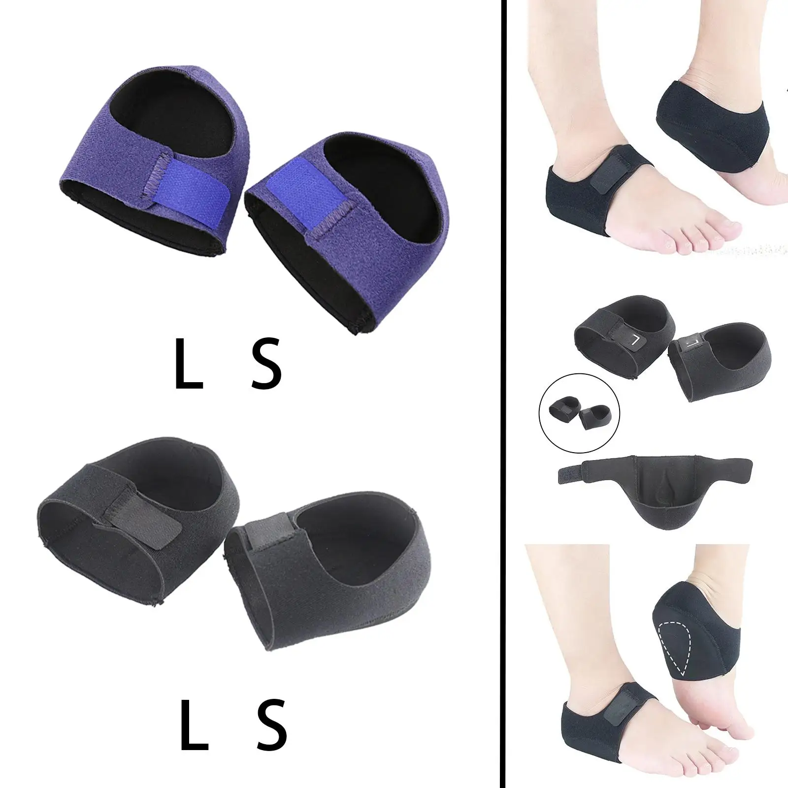 

Pad Sock Gel Protective Cover Socks Support Shoe Insert Support Brace Damping Feet Fatigue Warmth