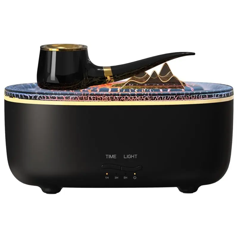 [b25b-】-pipe-essential-oil-diffuser-2-mist-modes-timer-and-waterless-auto-off-7-colors-changed-led-200ml-humidifier-diffuser-b