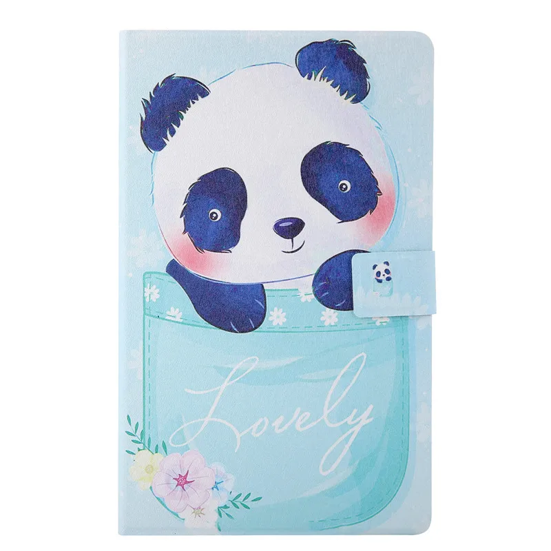 Tablet For Funda Samsung Galaxy Tab A7 2020 Case 10.4  Lovely Panda Wallet Stand Cover For Galaxy Tab A7 Case sm t500 t505 t507