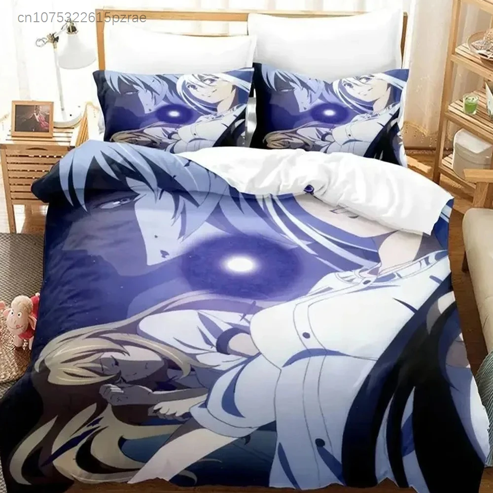 Fashion Anime Brynhildr In The Darkness Bedding Set Single Twin Full Queen King Size Bed Set Adult Kid Bedroom Duvet Cover Sets