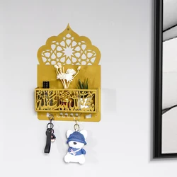 Islamic creative furniture shelf wall hanging decorative hooks shelving magazines and books containing study wall decoration