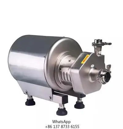 

KSCP-1T-10M-0.75KW Good Price SS304 Pump Food Grade Sanitary Stainless Steel Vacuum Negative Pressure Pump With Open Impeller
