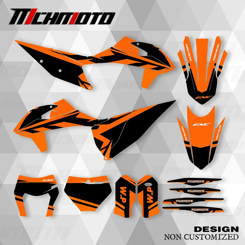 

MCHMFG For KTM SXF 2019 2020 2021 2022 EXC 2020 2021 2022 2023 New Style Graphics Decals Stickers Kits