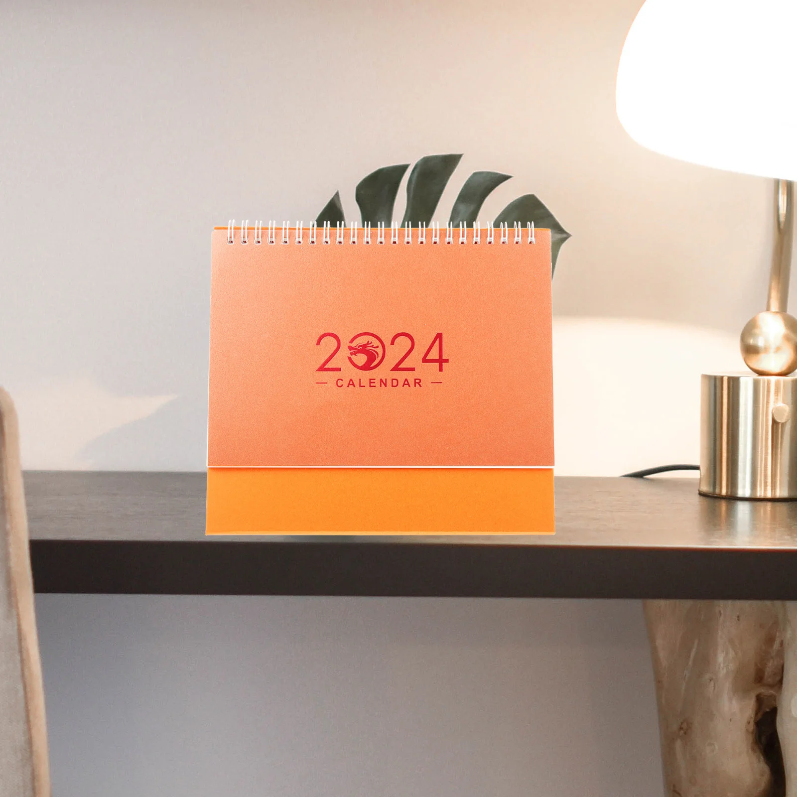 

2024 Standing Desktop Thick Page Monthly Planner For Office Home Decorative Use Small Space Fit Office Supplies Household