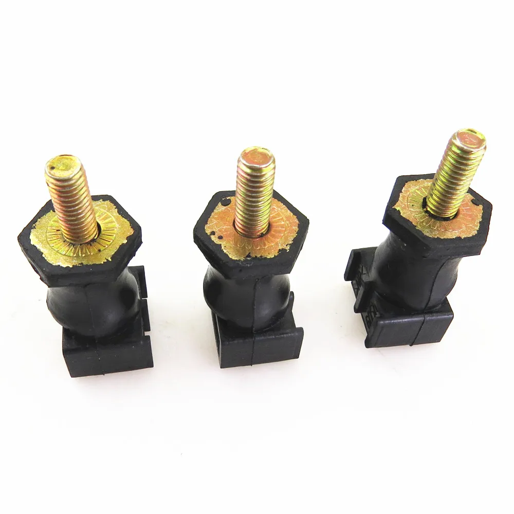 HONGGE Qty 3 1.8T Secondary Air Pump Rubber Mount for Golf Passat B5 Polo Caddy Leon A4 A6 06A 133 567A 06A133567B