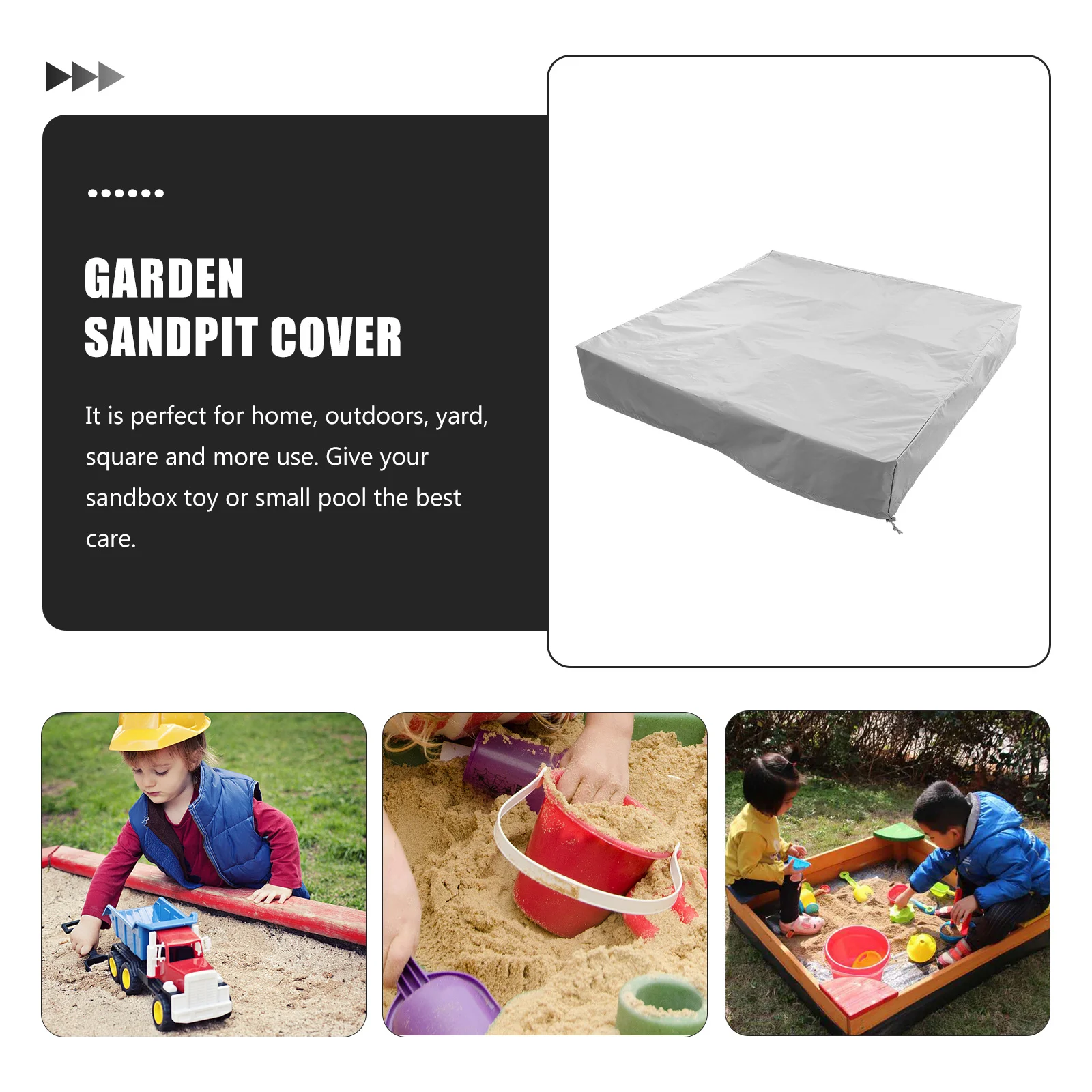 

Dust-proof Cover Sandbox Polyester Waterproof Sandboxes