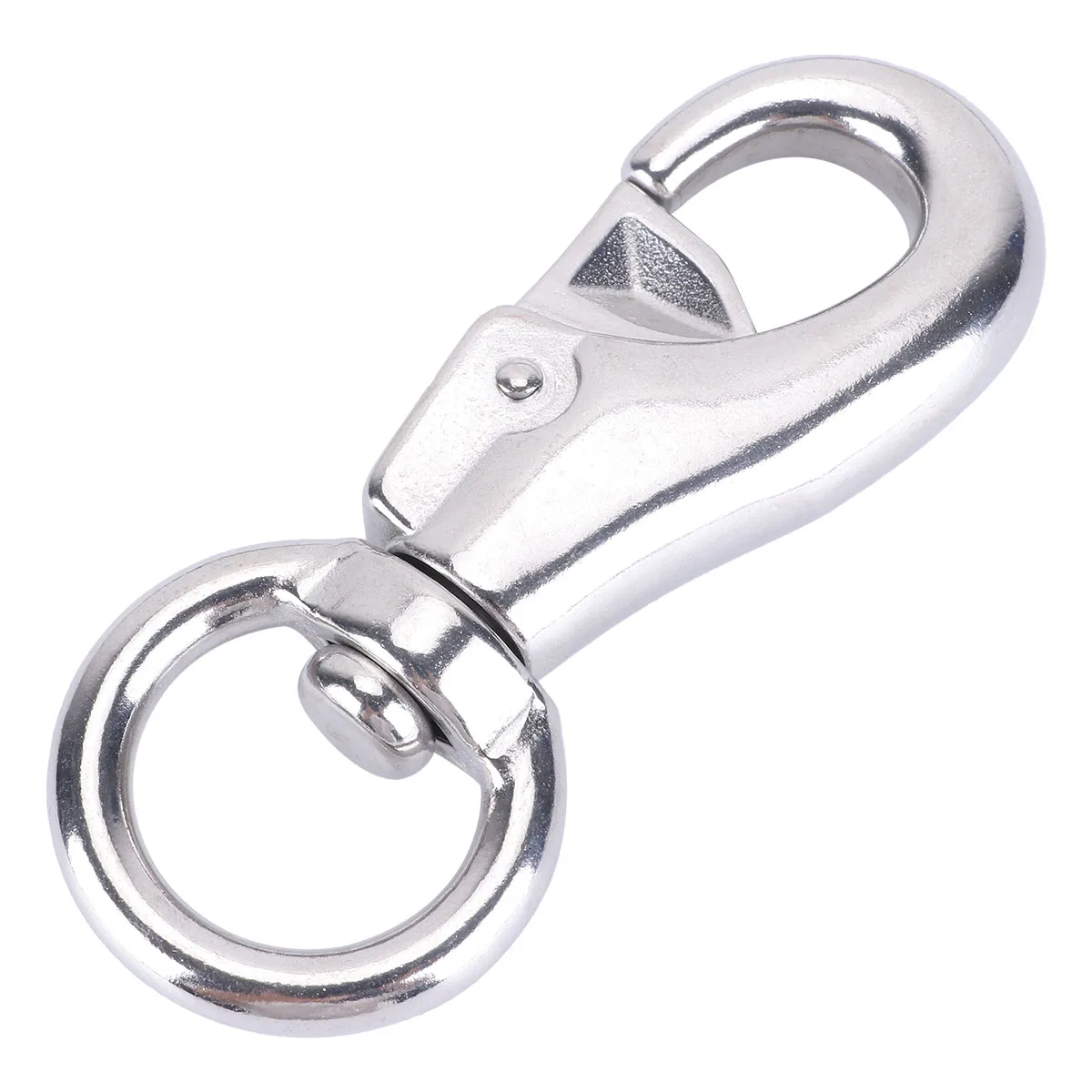 

102MM Swivel Snap Hooks Heavy Duty Steel Hammock Chair Rotating Hanging Kit 360 Degree Outdoor Furniture Wire Rope Diving