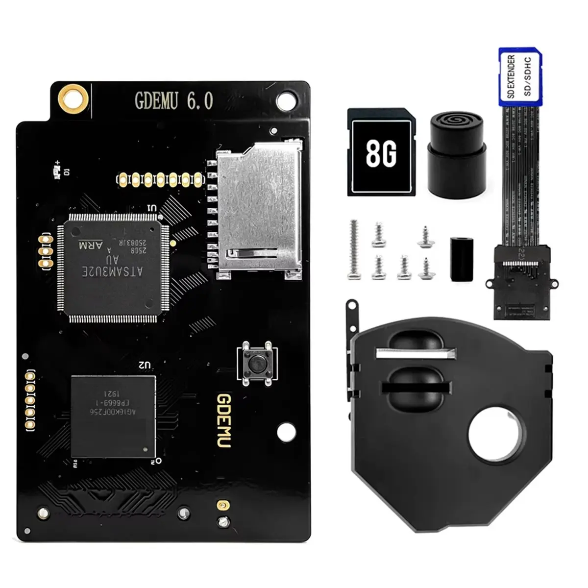 DT89 NEW New GDEMU 6.0 Optical Drive Emulation Board and Remote Card Mount Kit for DC Console for Dreamcast DC VA1