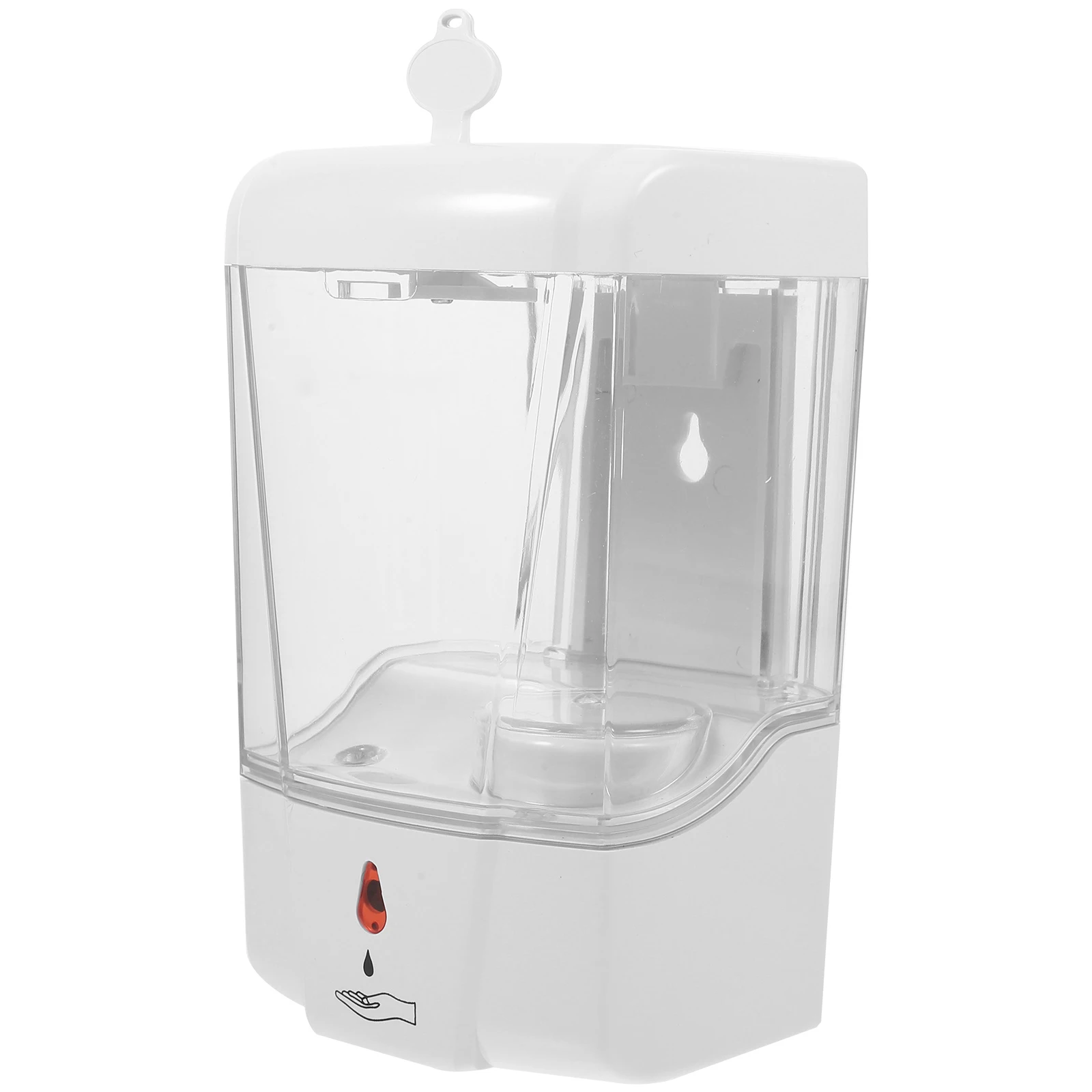 

Automatic Sensor Soap Dispenser Wall Mounted ABS Touchless Handwash Machine Free Punch Soap Box
