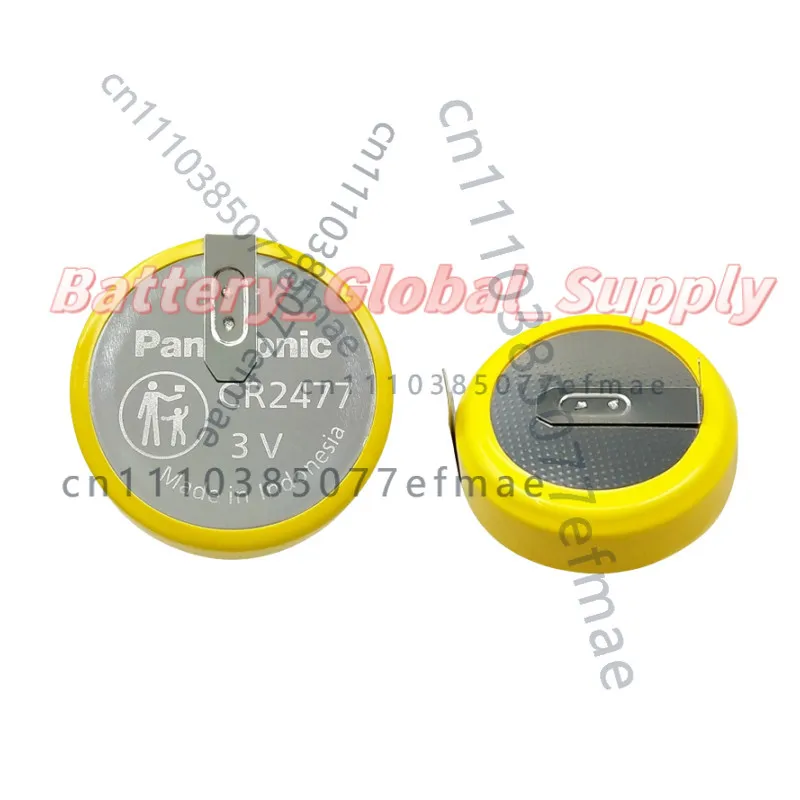 CR2477 for Panasonic 3V Button Battery with 20mm Welding Feet Fast Delivery 1PCS New