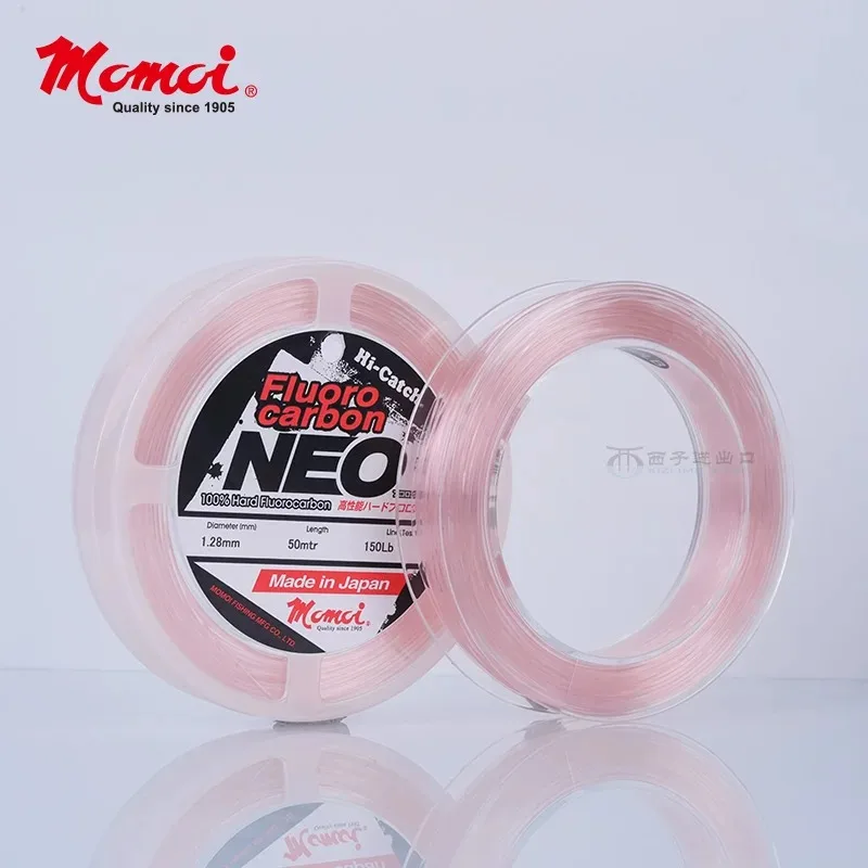 MOMOI Fluorocarbon Fishing Line for Rockfishing - Durable, High-Sensitivity, Smooth, and Strong Monofilament Line