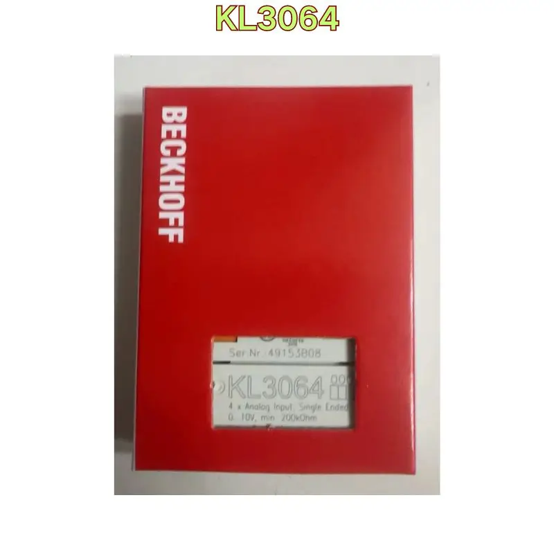 

New Beckhoff module KL3064