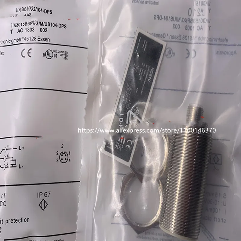 2 قطعة جديد جودة عالية IFM أسطواني الاستشعار القرب التبديل IIC210 IIC220