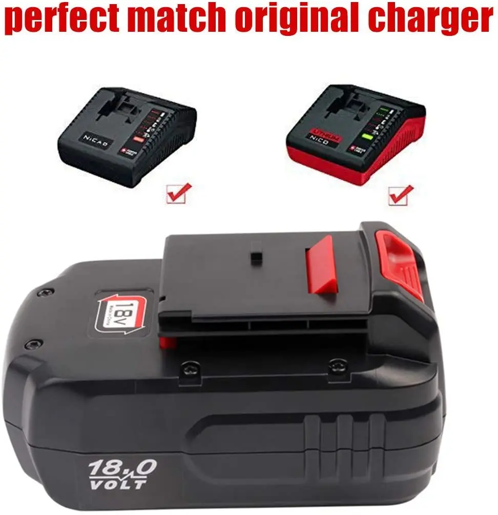 PC18B 3, 6ah NiMH Pengganti untuk Kabel Porter Baterai 18V PC188 PC18B-2 Pc18blox PCC489N Alat Daya Tanpa Kabel 18V dengan Pengisi Daya