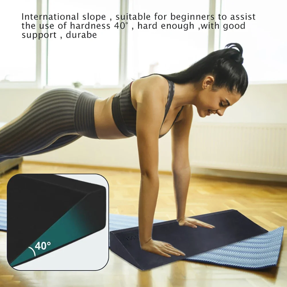 Yoga Squat Wedge Block Slanting Board Foot Stretcher Exercise Pilates Inclined Boards Yoga Blocks Gym Workout Fitness Equipment