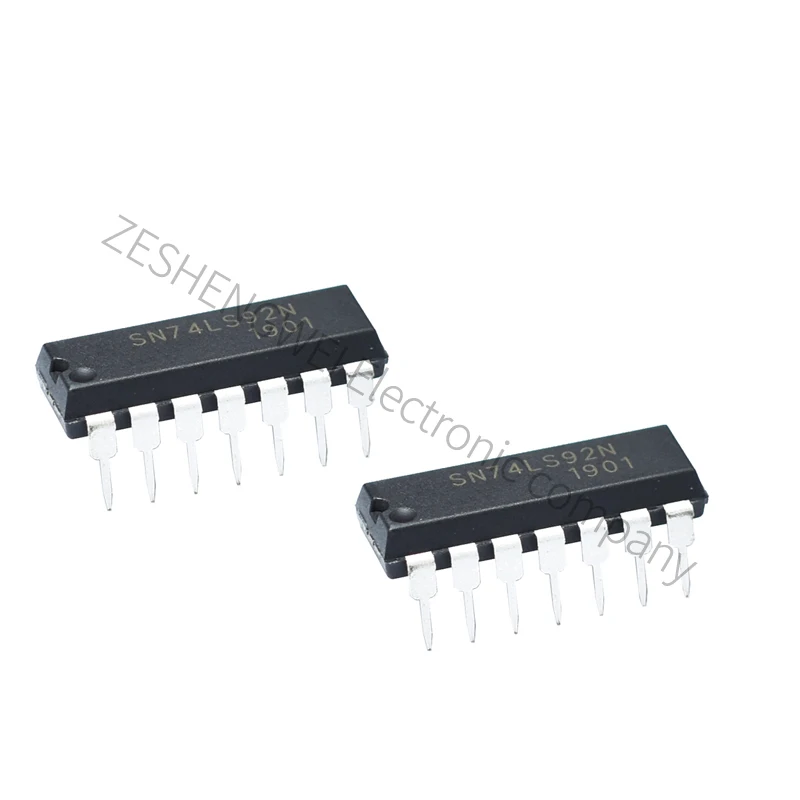 5PCS HD74LS92P DIP14 HD74LS92 DIP SN74LS92N 74LS92 SN74LS92 DIP-14 New And Original IC