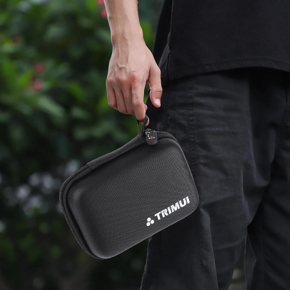 

Hard Carrying Case Tempered Glass Screen Protector Portable Storage Bag Travel Carry Bag for Trimui Brick Handheld Game Console