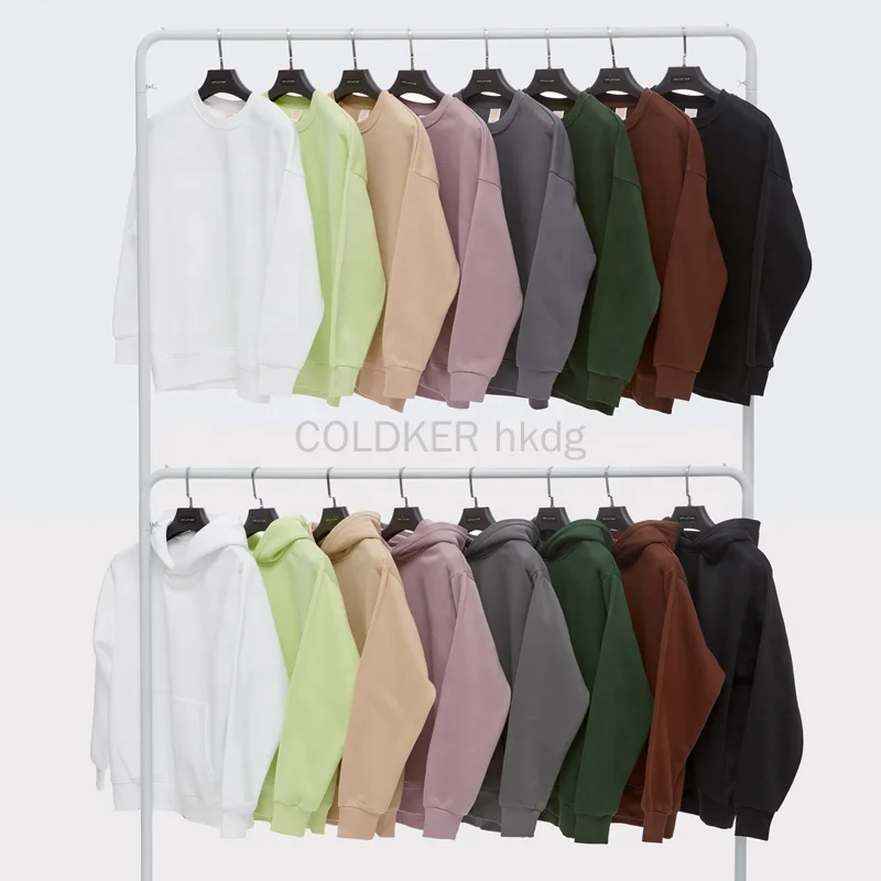 350 Grams Mens Thick Fleece Lined Men's Hoodies Oversized High Quality Blank Hoodies For Winter Unisex